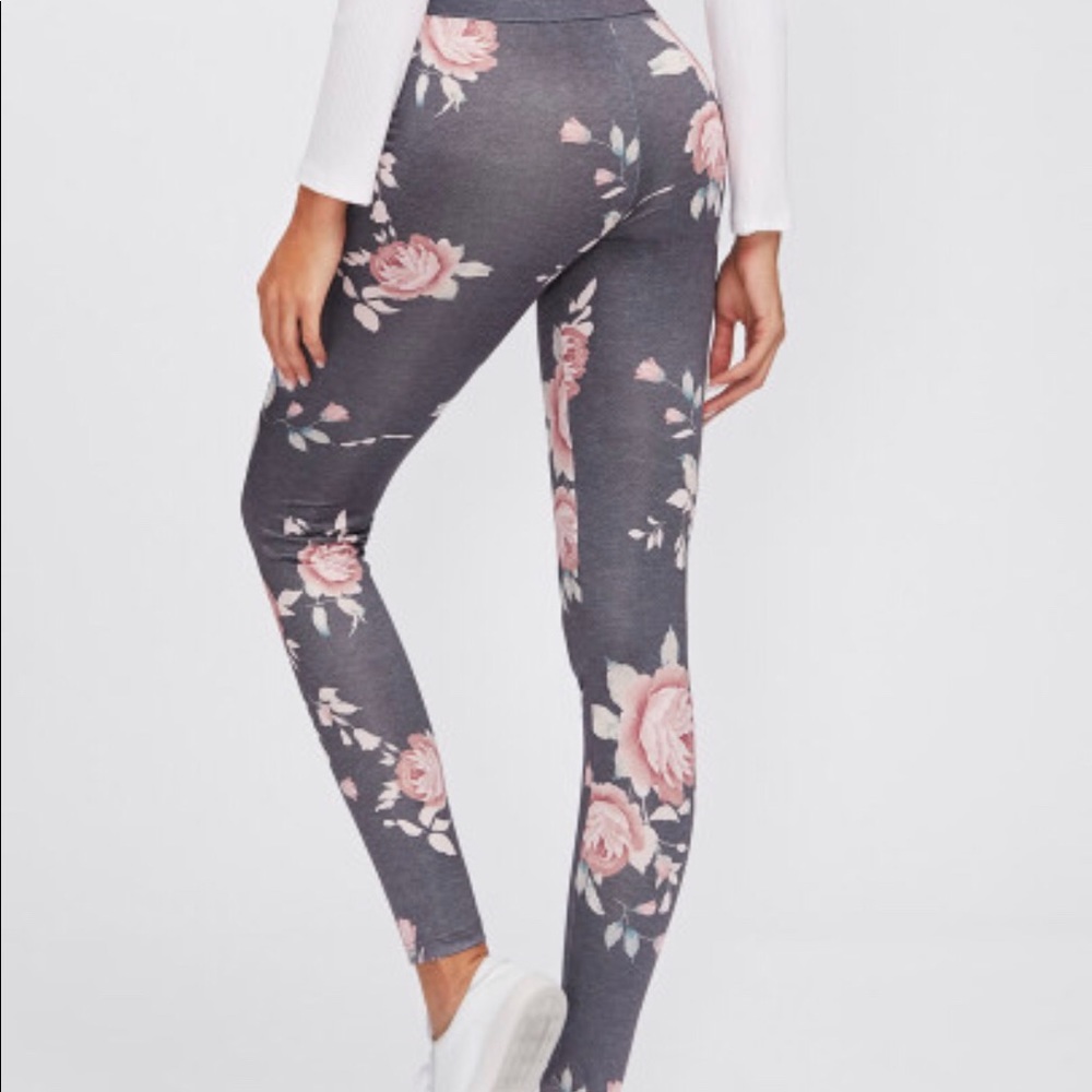 Floral Print Leggings
